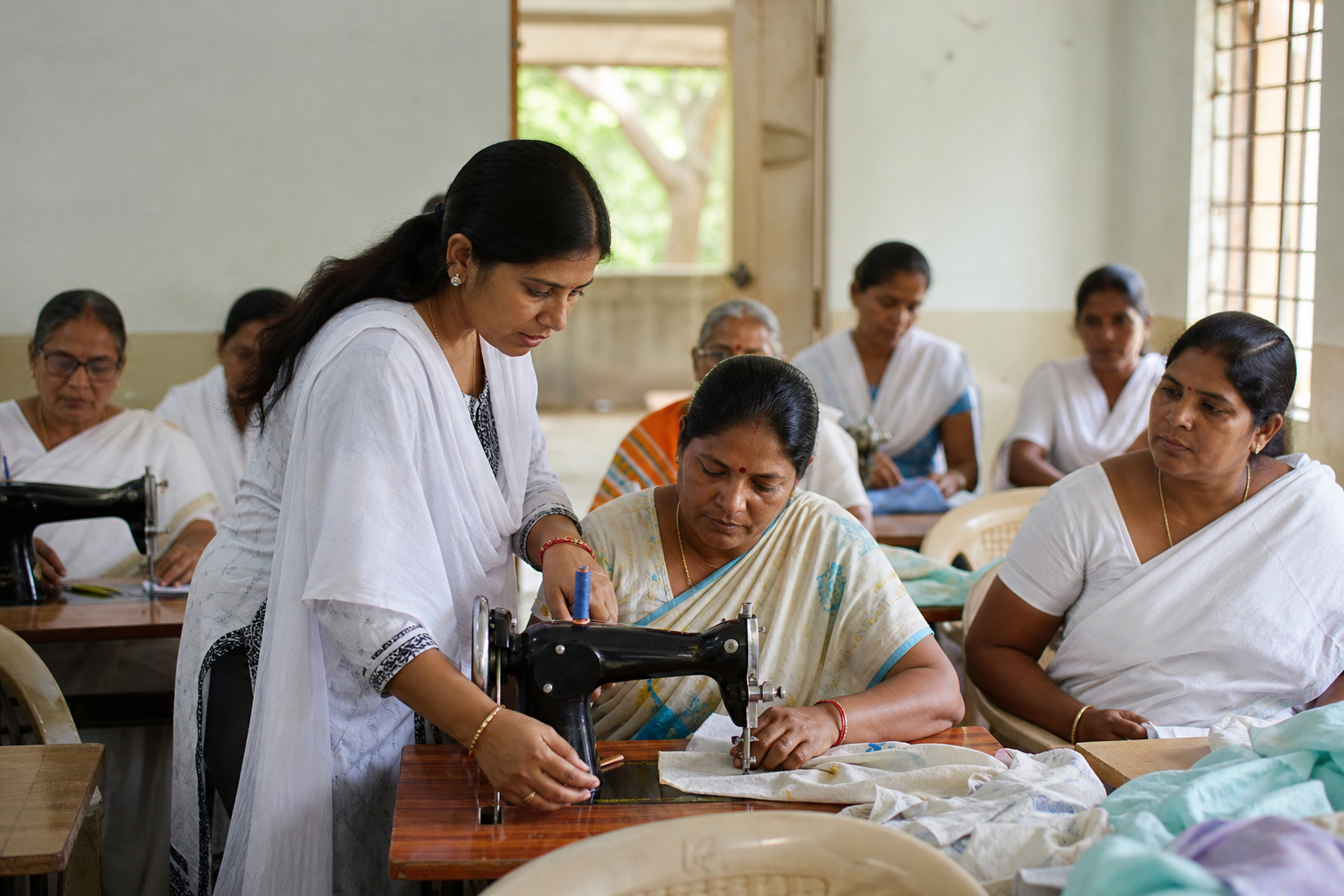 Widow livelihood training program